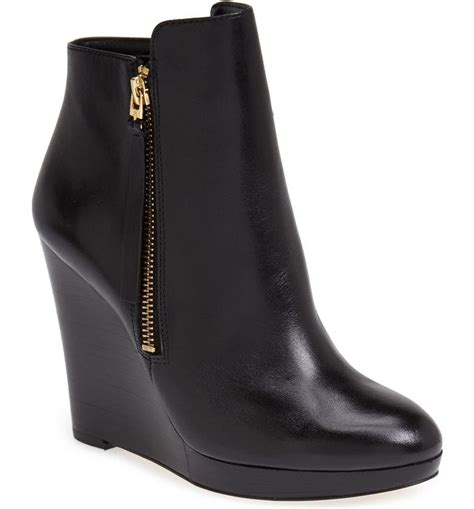 michael michael kors wedge boots|Michael Kors kara bootie.